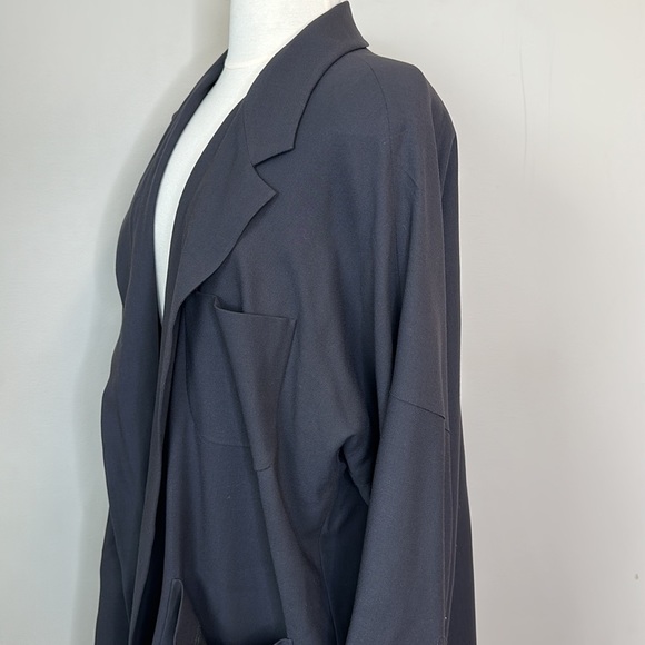 Max Mara Dark Gray Blazer with Pockets - Picture 4 of 8